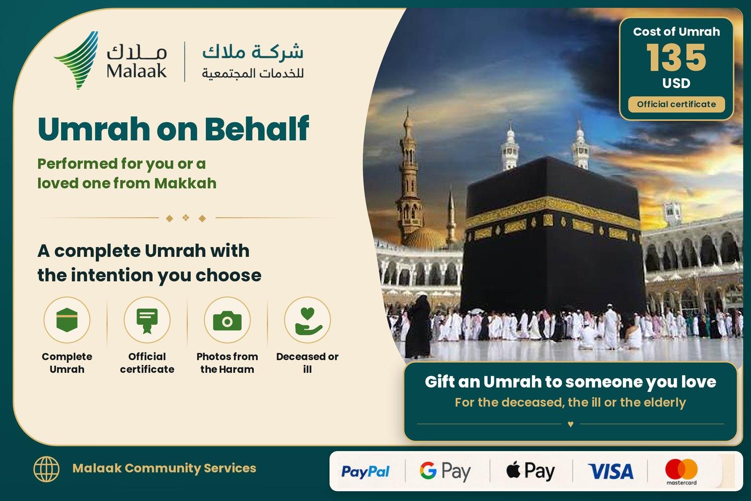 🕋 Umrah on Behalf Project (Umrah Badal)